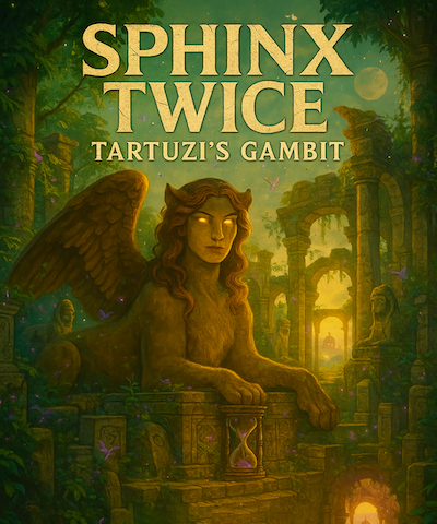 Mysterious sphinx face